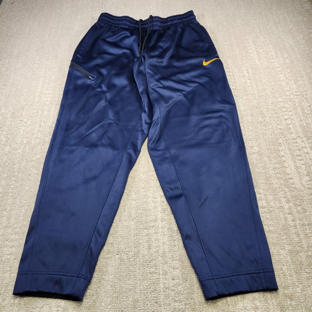 WVU Mountaineers Pants Men XL Nike Joggers Performance Dri Fit Blue NCAA